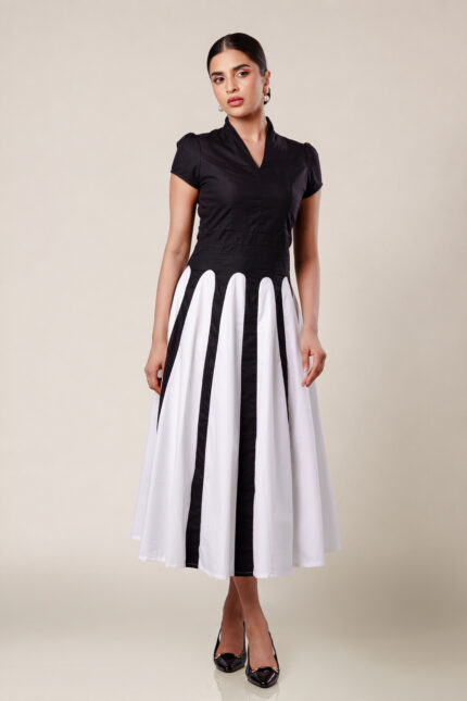Ivory Eclipse Midi Dress